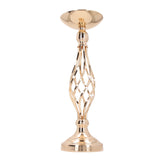 Table Candlestick Ornament Iron Twisted Curb Candle Holder Decorative Ornament Wedding Candlestick V1294-YM0710-3115230100011