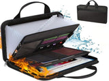 26-Pocket Zipper Document Bag with Carry Handles Accordion Expanding Design Waterproof File V1366-AZ2-W-12031