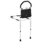 Bed Rail for Elderly, Bedside Assist Rails with Supporting Leg and PU Handrail, Adjustable Height V952-TBZCCBSTBZCBPSMCX001V0