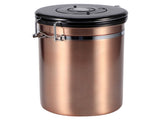 Stainless Steel Sealed Tank MoistureProof Coffee Bean Tea Storage Pot with Air Evacuation Valve V1294-YM0901-3118200183911
