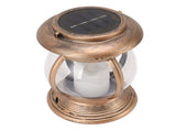 Brass Color Courtyard Solar Powered Hanging Lantern Light IP44 Waterproof Garden LED Lantern Lamp V1294-YM0703-3119230046211
