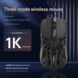 Tri-Mode Wireless Gaming Mouse - 1KHz Polling, 10000 DPI, Digital Display, Lightweight 73g V888-ELOSUNG29824