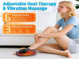 2 Pack Wireless Heated Vibration Ankle Foot Massager Wrap, Rechargeable Thermal Massage Brace for V1265-JK-27