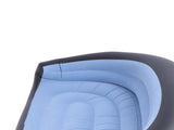Inflatable Chair PVC and Velvet Water Proof Comfortable Portable Blow Up Couch for Outdoor Blue V1294-YM0901-3116240034911