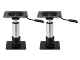 Seamanship Boat Seat Pedestal 3446cm Adjustable Gas Lift 360 Degrees Swivel 2 Pack BS-PED-GL-3446-BKX2