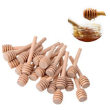 Wooden Honey Dipper Stirring Spoon Eco-Friendly and Safe 90Pcs V1366-AZ2-W-13578