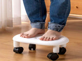Low Roller Seating PU Surface Plastic Structure Movable Universal Wheels Stool for Living Baby V1294-YM0901-3116240005912