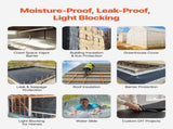 14 Mil Plastic Sheeting Heavy Duty 10' x 100', Thick Plastic Sheeting Roll, Plastic Drop Cloth V952-SLM10FT100FTWVKSTV0