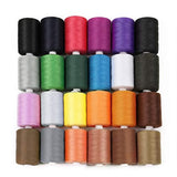 Sewing Thread Sets - 24-Color Mixed Cotton,1000 Yards for Sewing Machine,DIY Projects V1192-AZ-W-31941