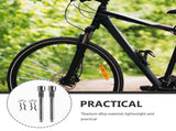 Titanium Alloy Bolt Bicycle Disc Brake Screw Silver 4Pcs V1192-AZ-W-22300