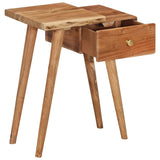 Bedside Table Solid Acacia Wood 45x32x55 Cm 43_245662