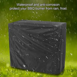 1 Piece Square Charcoal Grill Cover,420D Waterproof Oxford Fabric UV-Resistant Outdoor BBQ V1189-LC-HW-00265
