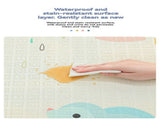 double-sided cartoon folding 2cm living room game odor-free children play V1102-115-54649-SPR-160-180CM