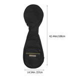 Oxford Cloth Pipa Storage Bag Black Portable Instrument Case for Easy Carry and V1192-AZ-W-26995