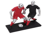 Resign Football Player Statue Soccer Sculpture Figurine Football Statue Decor Soccer Miniatures V1294-YM3115220103011-0421