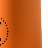 Open Top Trash Can Plastic Double Layer Thick Round Mini Trash Can for Bedroom Office Orange 13L V1294-YM0703-3117230060512