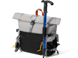Nylon Waterproof Roll-Top Backpack, 22L-28L Expandable, Air-Cushion Strap System, Polyester Lining V1232-XXDS-SJB-003