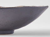 Bowl Irregular 22cm Akane Grey Glaze V637-C0695