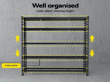 1.8MX1.2M Giantz Garage Shelving Warehouse Rack WR-E-12X18-GD