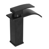 G1/2 Mixer Water Tap Basin Sink Faucet with Long Handle for Bathroom Hotel Homestay Black V1294-YM0710-3112210077011