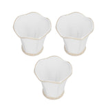 3Pcs Fabric Lamp Shade E14 Clip On Wall Lamp Candle Chandelier Lampshade Interior Decoration White V1294-YM0901-3119210187411