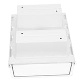 Transparent Under Desk Storage Box for Home and Office Use V1366-AZ2-W-13597