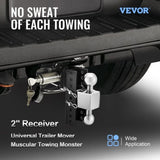 VEVOR Adjustable Trailer Hitch, 6" Rise & Drop Hitch Ball Mount 2" Receiver 22,000 LBS Rating, 2 and V952-TZT2INCH6INCHKW2BV0