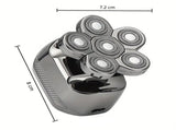 mens electric shaver, cordless shaver, rechargeable shaver, waterproof shaver, 6D floating shaver, V1106-111-876611-SLR-SET