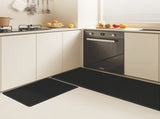 Marlow Kitchen Rug 2PCS Non Slip Anti Fatigue Mat Black FR2044-PU-BK_NZ