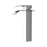 Cefito Bathroom Basin Mixer Tap Thin Tall Faucet Vanity Laundry Black TAP-A-81H36-SI