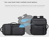 Black Expandable Business Travel Backpack with USB Charging Port - Water-Resistant Laptop Bag for V888-ELOSUNG32801
