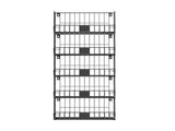 Artiss 5 Tier Stackable Closet Organizers and Storage Closet Hanging Storage Organizer Shelves WOS-A-STEEL-5T