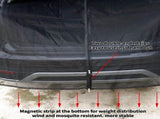 Size L Black Tailgate Mosquito Net Screen - Magnetic Bug Protection for Boot Opening V888-ELOSUNG23908