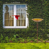 Solar Bird Bath Feeder Fountain Deck Post Mount V178-66968