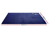 Giselle Electric Throw Rug Double Size 200x180cm Coral Fleece Heated Blanket Navy Blue EB-C-THROW-RUG-200-NVB