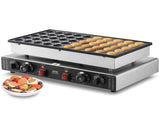 Mini Dutch Pancake Maker, 50PCS 43mm Diameter Dorayaki Baker Machine, 1700W Commercial Electric V952-SYJBJDP50KF0N6CCCV3