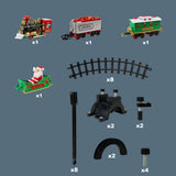 Christmas Train Set with Sounds Lights Electric Rail Car Toy Mini Train Toy Set for Christmas V1294-YM0715-10324226