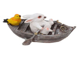 Garden Animals Statues Cute Vivid Synthetic Resin Outdoor Garden Animal Figurines for Patio Terrace V1294-YM0512-3111220284412