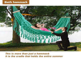 Beautiful Boho Style Hammock -Camping Portable 2 Person Hammock, for Suitable for Backpacking, V1192-AZ-W-0473