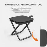 2PCS Portable Folding Backpack Stools Black V728-OBA1005009767006435