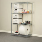 Modular Wire Storage Shelf 1200 x 600 x 1800mm Steel Shelving V63-841321