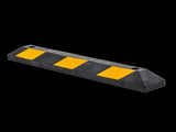 90cm Heavy Duty Rubber Curb Parking Guide Wheel Driveway Stopper Reflective Yellow V63-826021