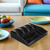 2Pcs Multi-Grid Black Cash Drawer Insert Tray for Supermarket Registers with Compartments for Bills V1366-AZ2-W-17637