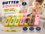 Ultra Soft Slow Rebound Stress Relief Toy, 24cm Large Butter Stick 7-Colour Mix 7 Pack, Nice Gift V1221-XM-LB1464-ZS37