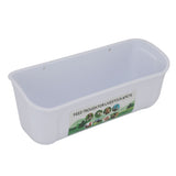 2PCS Hanging Poultry Feeder Plastic Livestock Feeding Trough for Chicken Geese Sheep Deer Dog White V1294-YM0901-3111250052412