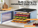 Devanti 5 Trays Food Dehydrator Mini Fruit Dryer 500W FD-E-309A-5T-BL