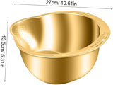 2-Piece Stainless Steel Rice Washing Strainer Set with Thickened Fine Mesh for Fruits Vegetables V1258-DP02-BOL-261
