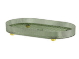 Double Layer Drain Board Multi Functional Drying Rack Anti Slip Foot Elliptical Dish Drainer Tray V1294-YM0901-3117240140611