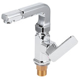 G1/2 Hot and Cold Single Hole Washbasin Faucet 360 Degree Rotate Single Handle Basin Faucet V1294-YM0901-3112210042711