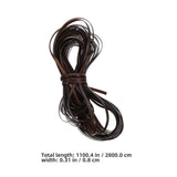 Durable Coffee Plastic Rattan for Furniture Repair and Craft Making - Flexible, Weather-Resistant V1192-AZ-W-28276